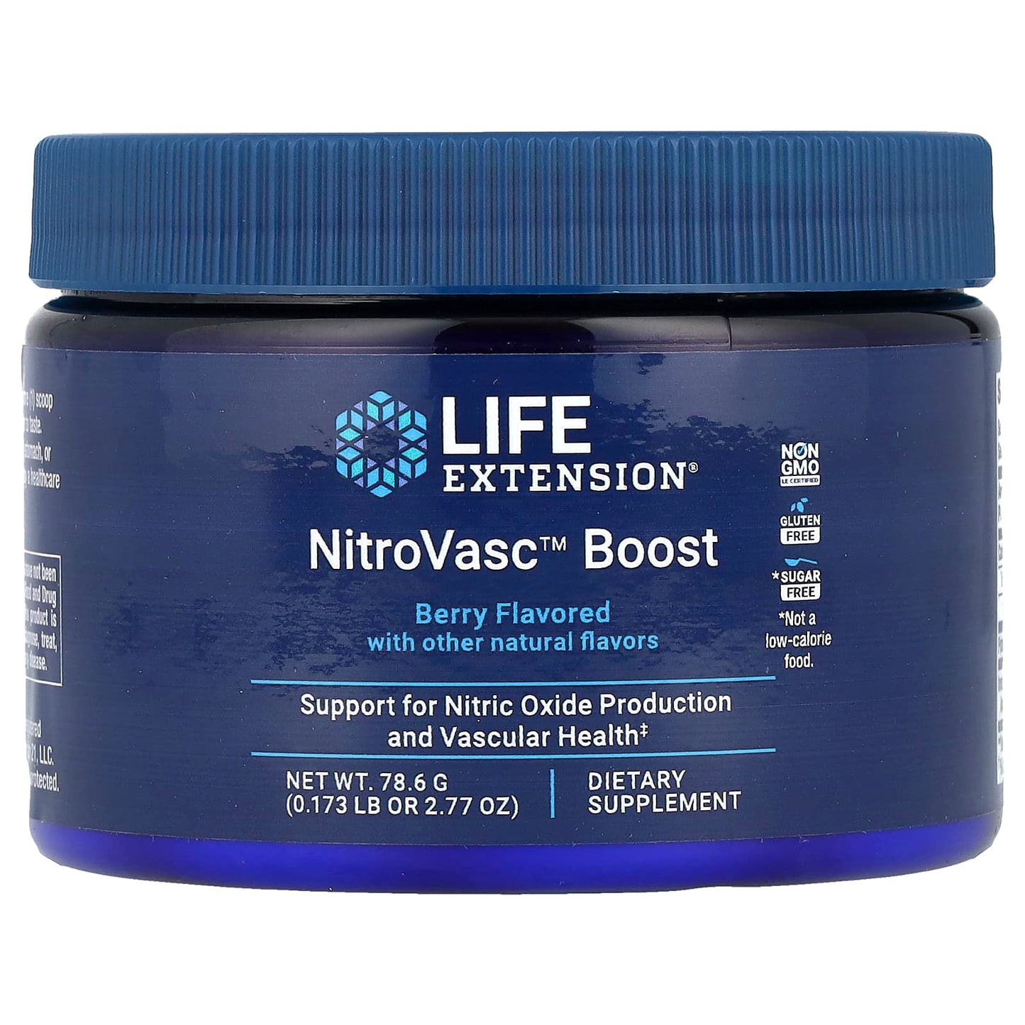 Life Extension, NitroVasc™ Boost, Berry, 2.77 oz (78.6 g) - Image 1
