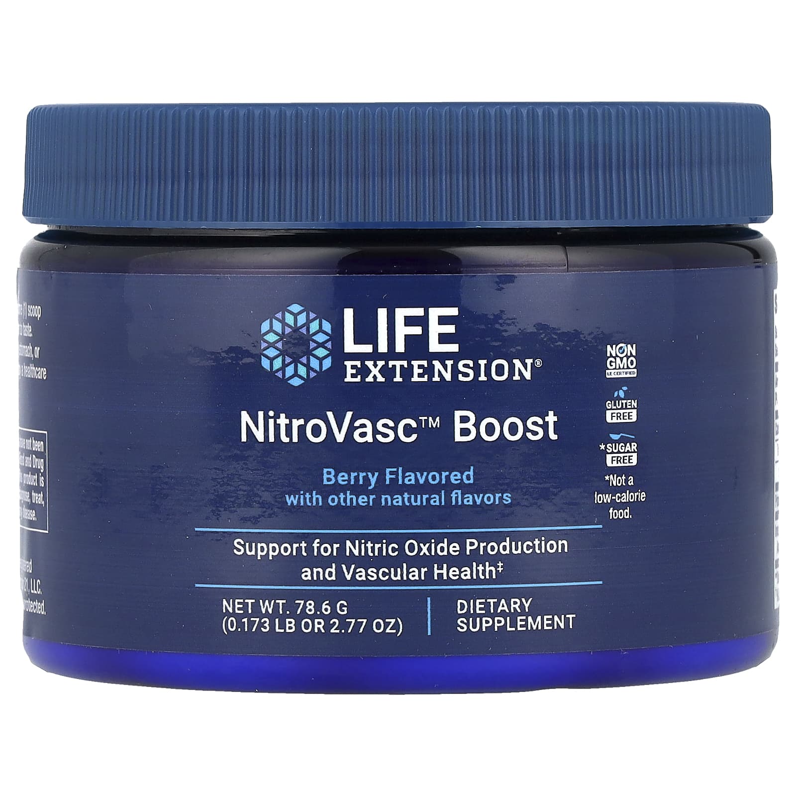 Life Extension, NitroVasc™ Boost, Berry, 2.77 oz (78.6 g) - Image 1
