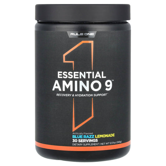 Rule One Proteins, Essential Amino 9, Blue Razz Lemonade, 12.17 oz (345 g) - Image 1