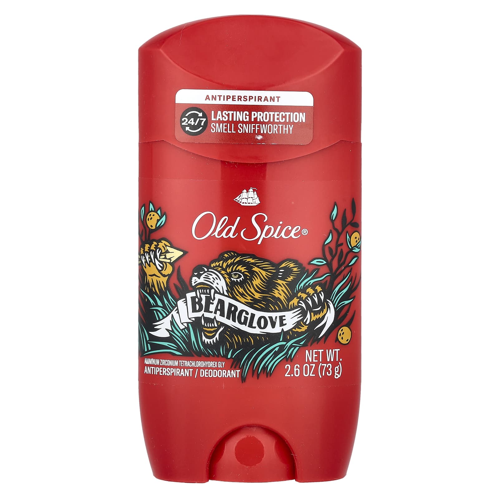 Old Spice, Antiperspirant & Deodorant, Bearglove, 2.6 oz (73 g) - Image 1