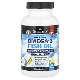 BioSchwartz Triple Strength Omega-3 Fish Oil, 1200mg, 100 Softgels