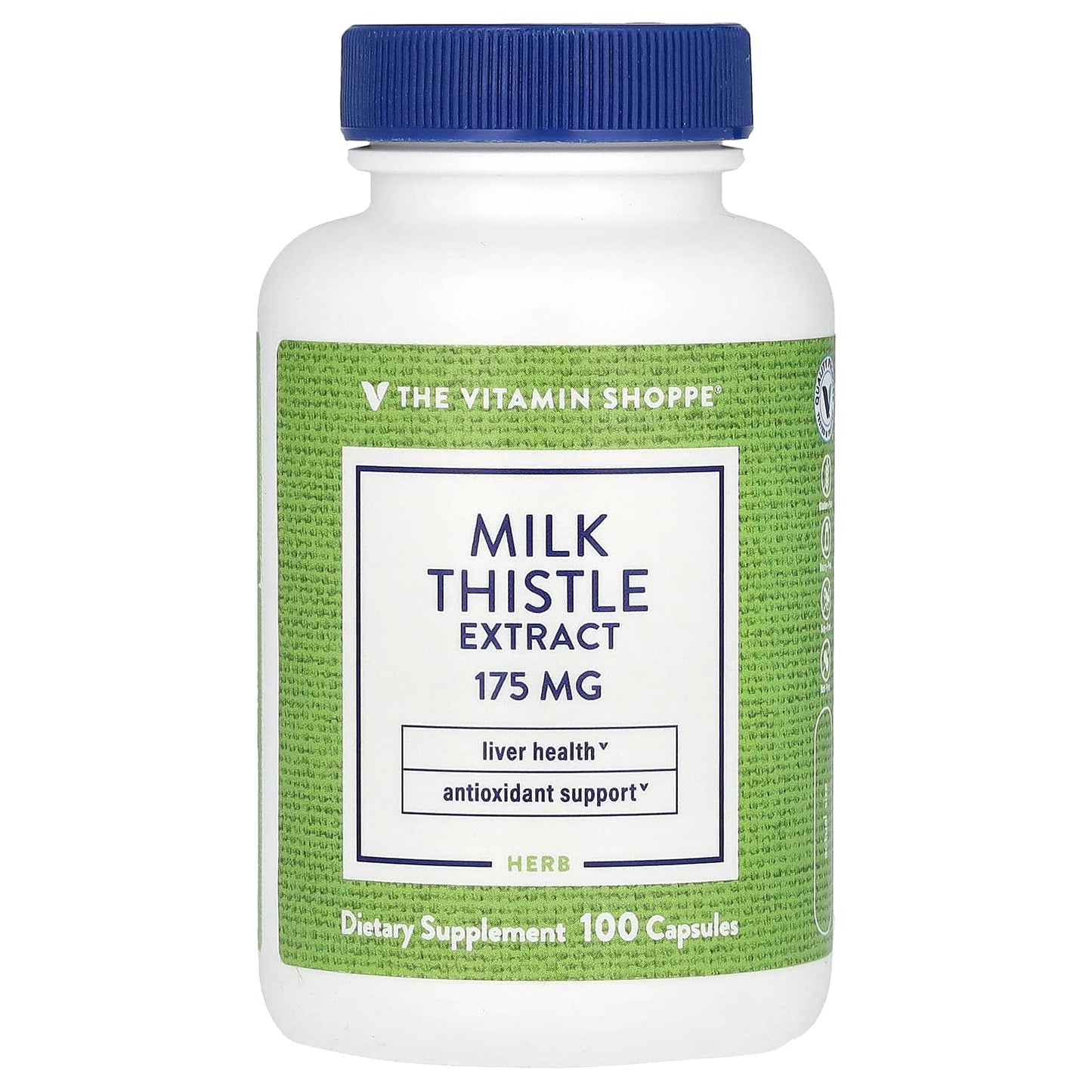 The Vitamin Shoppe, Milk Thistle Extract, 175 mg, 100 Capsules - Image 1