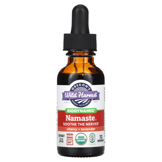 Oregon's Wild Harvest, Biodynamic, Namaste, Cherry, Lavender, 1 fl oz (30 ml) - Image 1