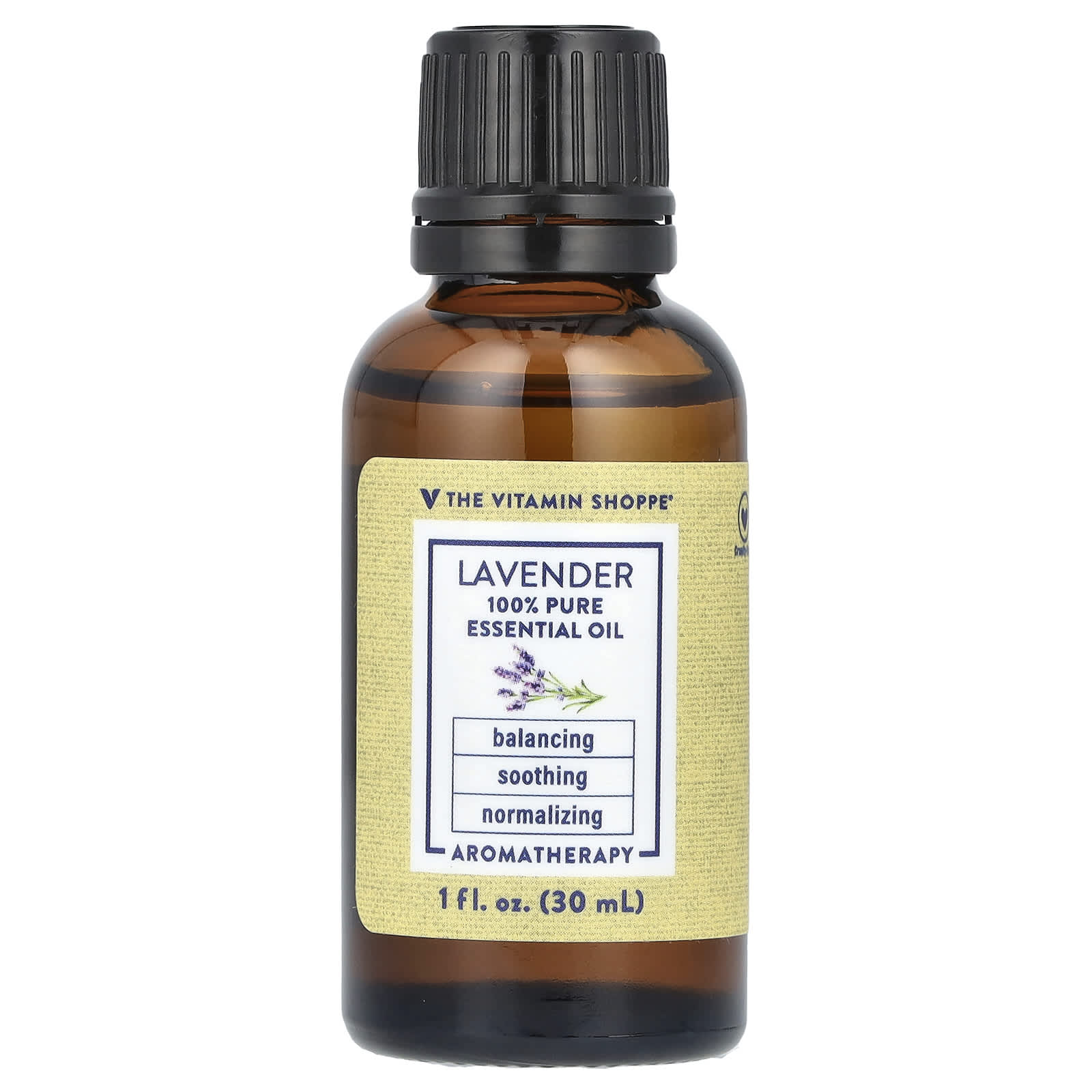 The Vitamin Shoppe, 100% Pure Essential Oil, Lavender, 1 fl oz (30 ml) - Image 1
