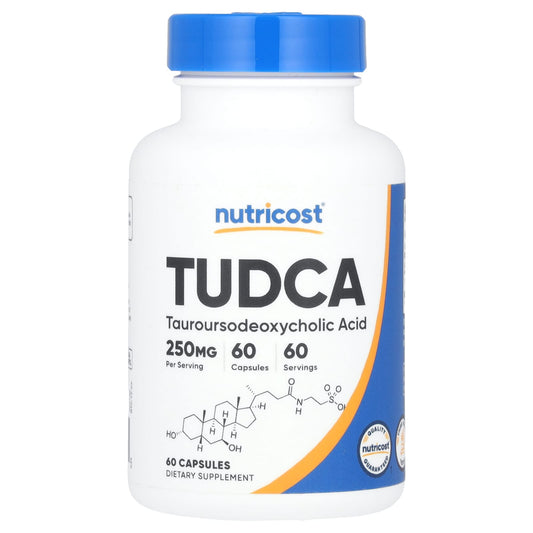 Nutricost, TUDCA, 250 mg, 60 Capsules - Image 1