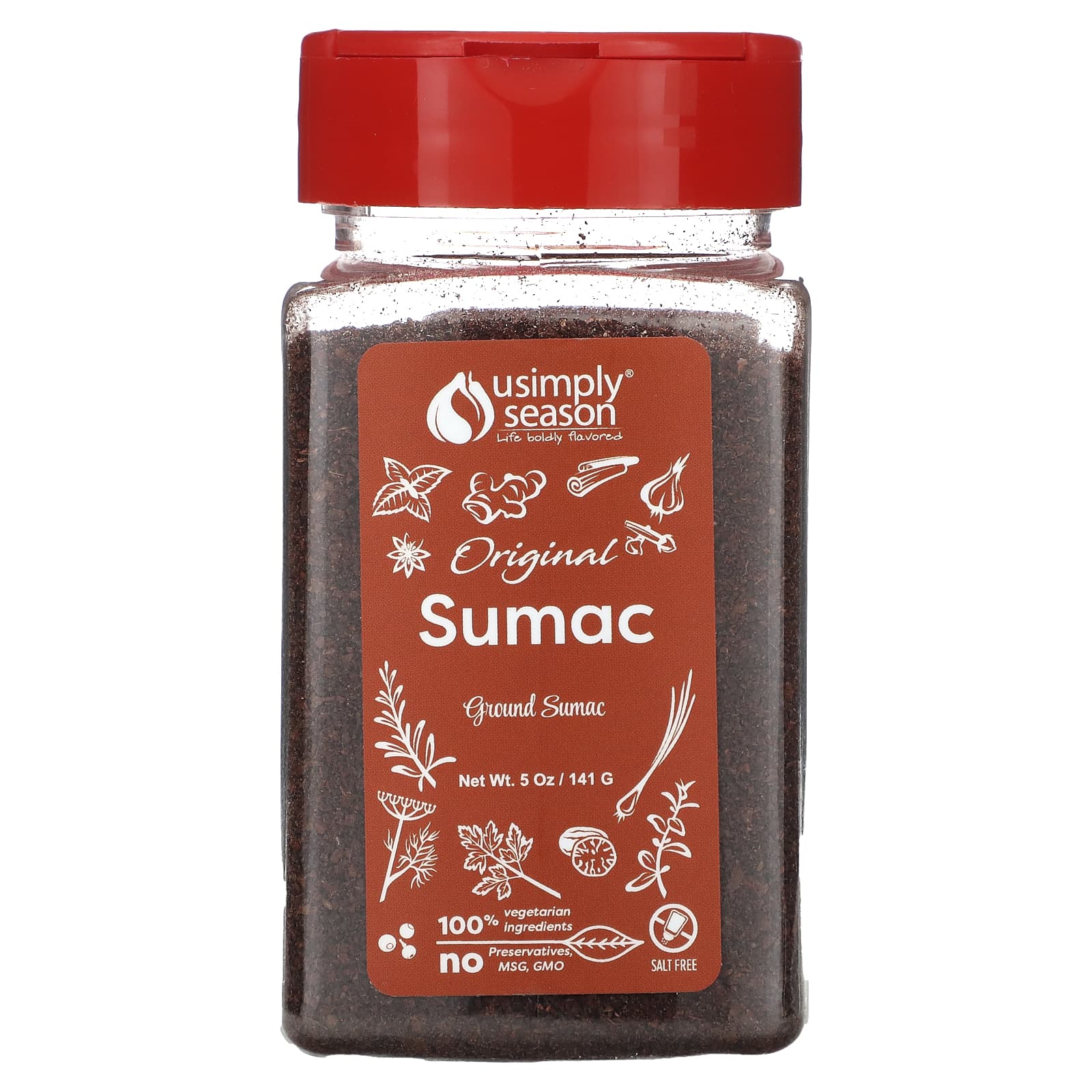 USimplySeason, Original Sumac, Ground, 5 oz (141 g) - Image 1