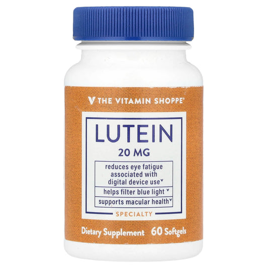 The Vitamin Shoppe, Lutein, 20 mg, 60 Softgels - Image 1