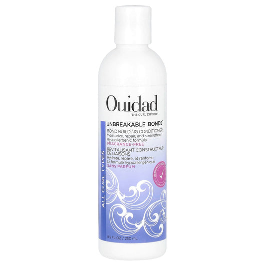 Ouidad, Unbreakable Bonds™, Bond Building Conditioner, All Curl Types, Fragrance-Free, 8.5 fl oz (250 ml) - Image 1