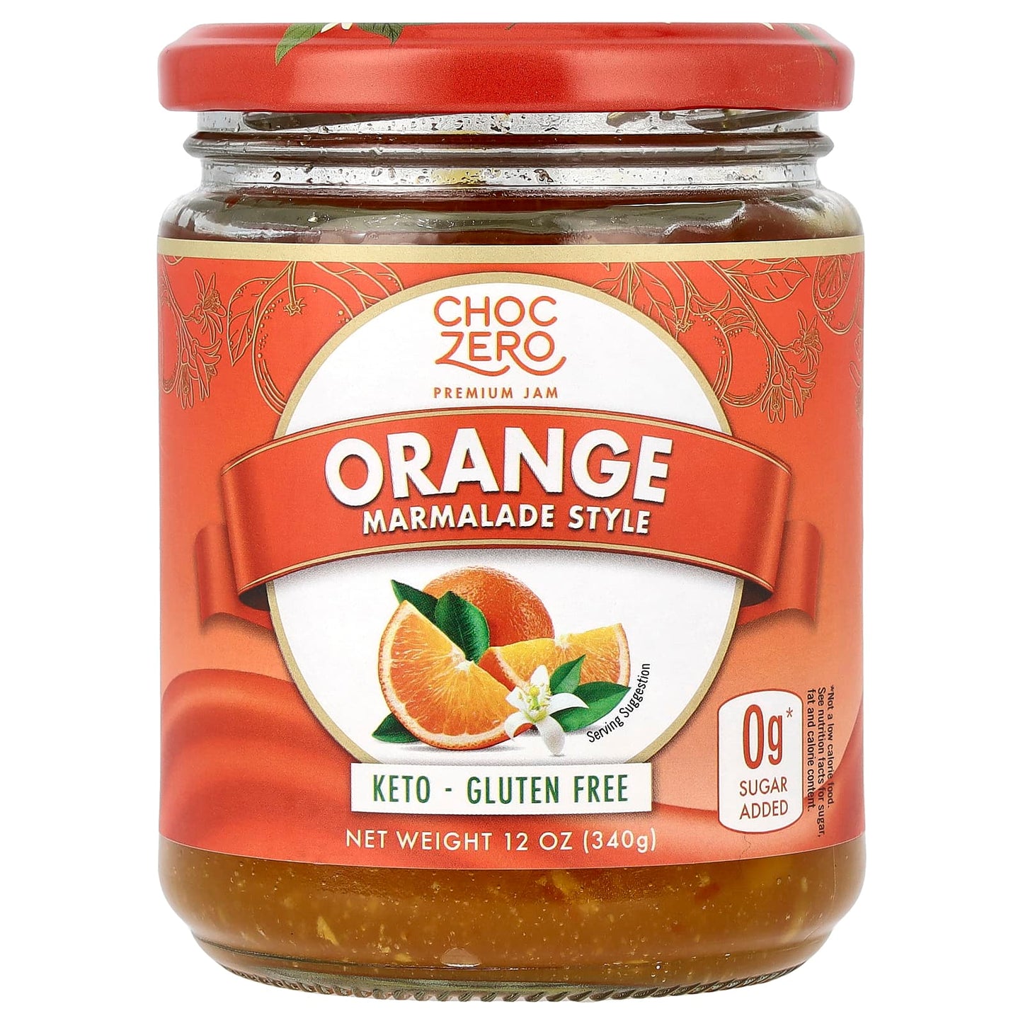 ChocZero Orange Marmalade Style, Sugar-Free Jam, 12 oz - Image 1