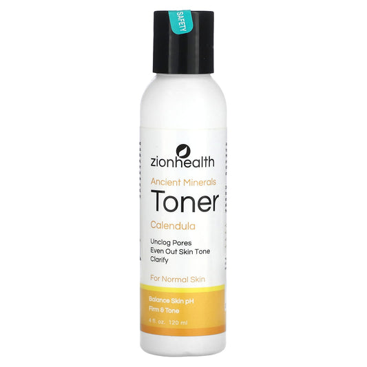 Zion Health, Ancient Minerals Toner, Calendula, 4 fl oz (120 ml) - Image 1