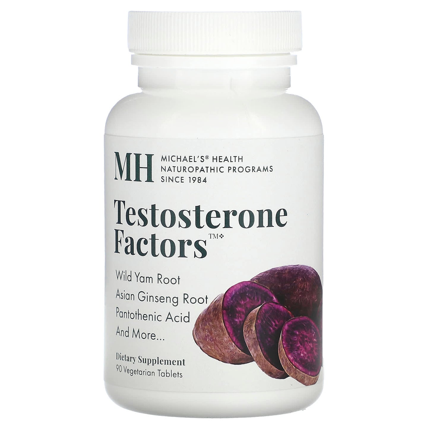 Michael's Health, Testosterone Factors, 90 Vegetarian Tablets - Image 1