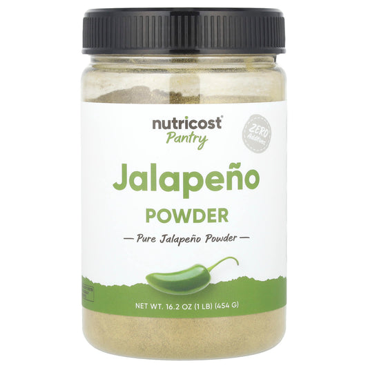 Nutricost, Pantry, Jalapeno Powder, 16.2 oz (454 g) - Image 1