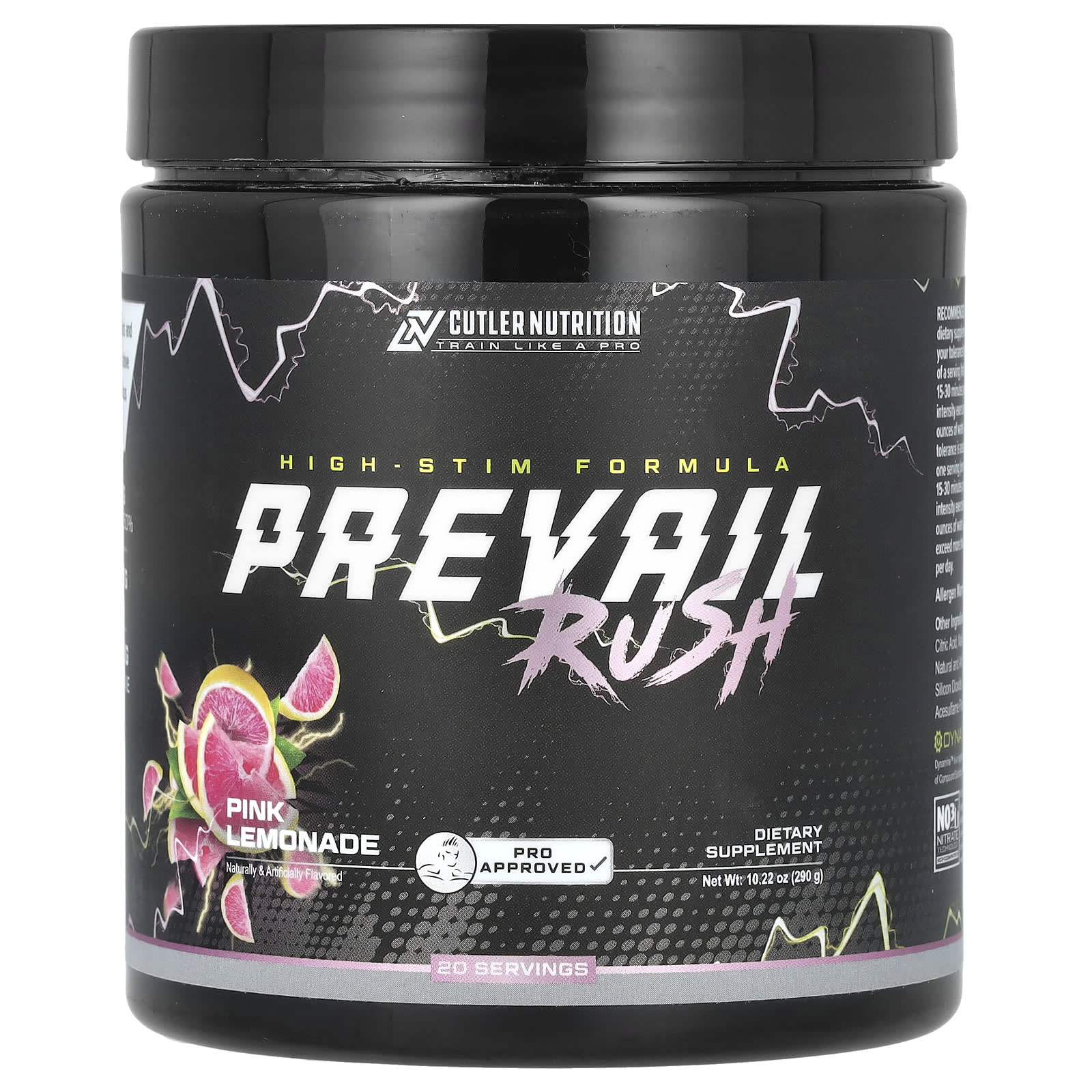 Prevail Rush Pre-Workout by Cutler Nutrition - High Energy & Focus - Image 1