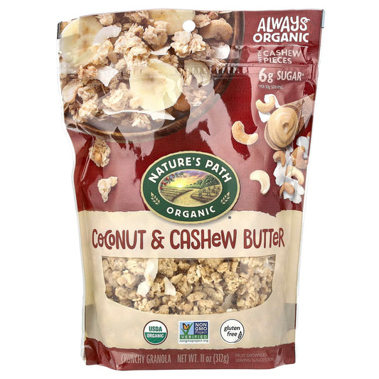 Nature's Path, Crunchy Granola, Coconut & Cashew Butter, 11 oz (312 g) - Image 1