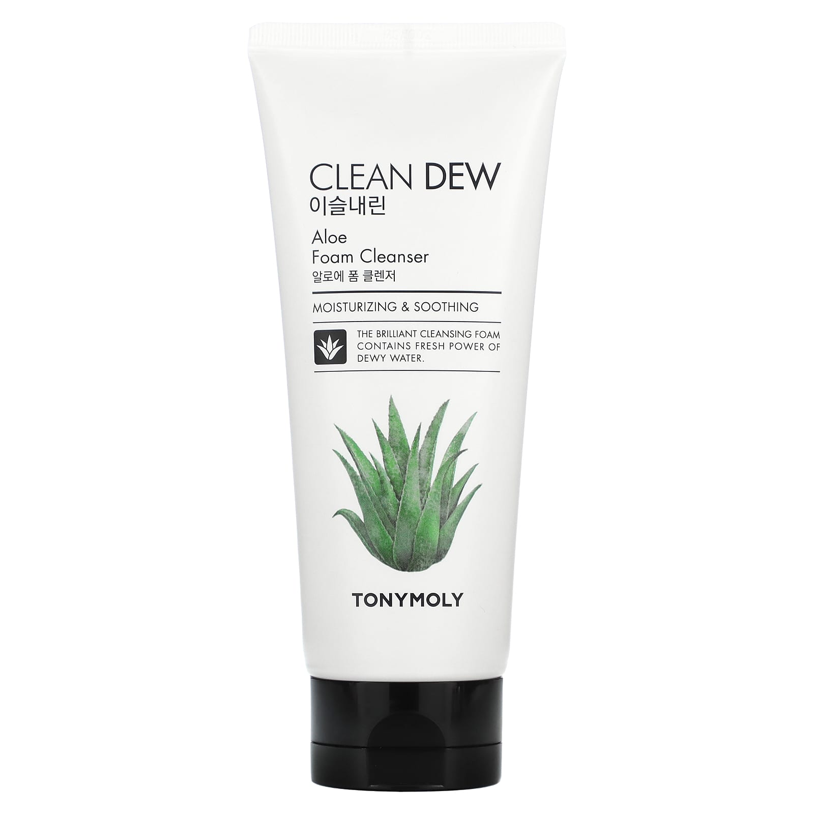 TonyMoly, Clean Dew, Aloe Foam Cleanser, 180 ml - Image 1