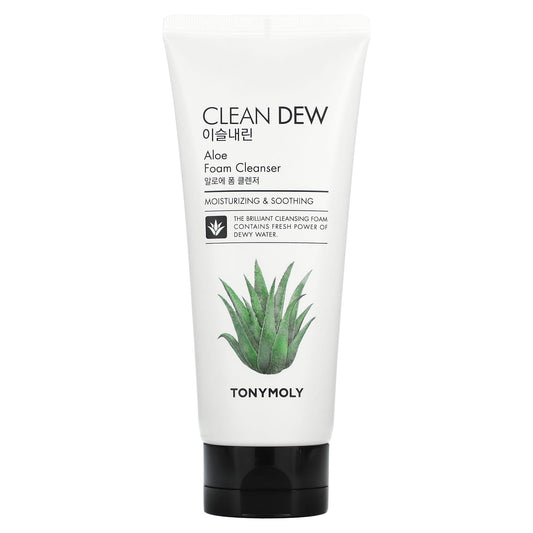 TonyMoly, Clean Dew, Aloe Foam Cleanser, 180 ml - Image 1
