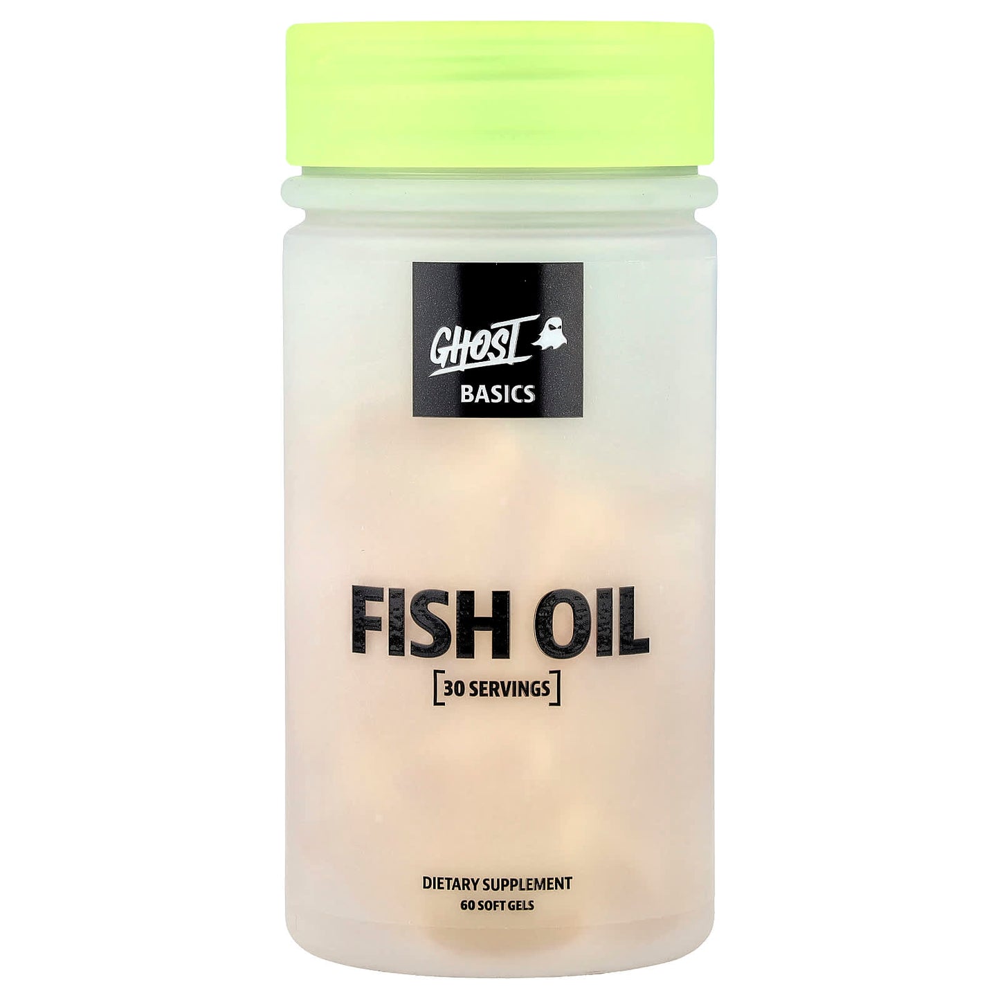 Ghost Basics Fish Oil 2.4G Omega-3 Softgels - Brain and Heart Health - Image 1