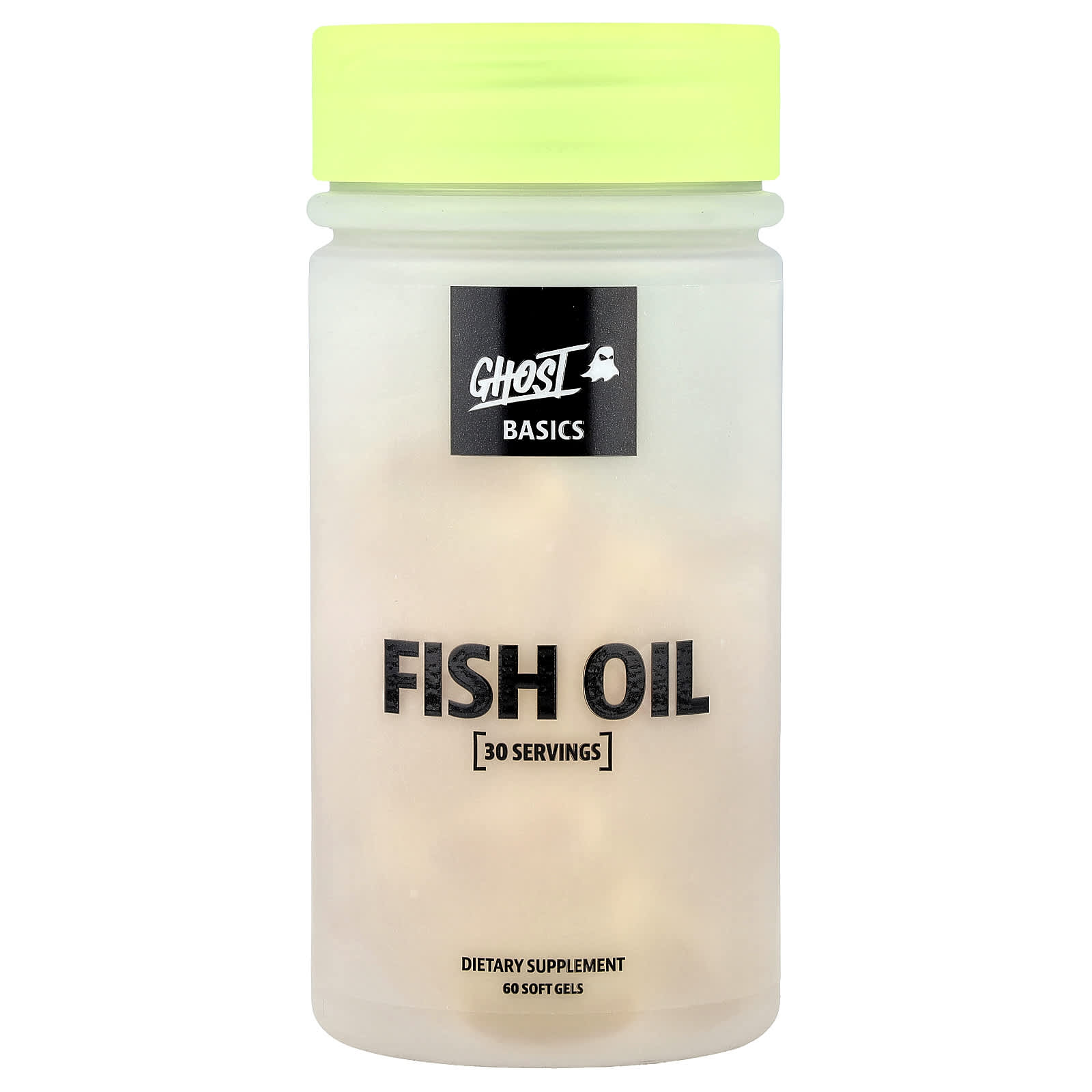 Ghost Basics Fish Oil 2.4G Omega-3 Softgels - Brain and Heart Health - Image 1