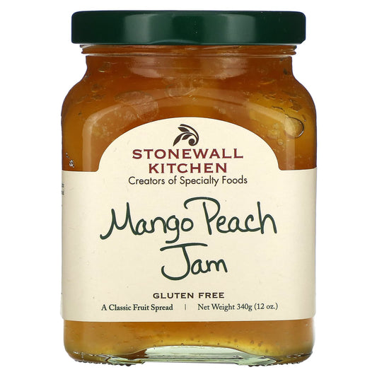 Stonewall Kitchen, Mango Peach Jam, 12 oz (340 g) - Image 1