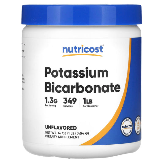 Nutricost, Potassium Bicarbonate, Unflavored, 16 oz (454 g) - Image 1