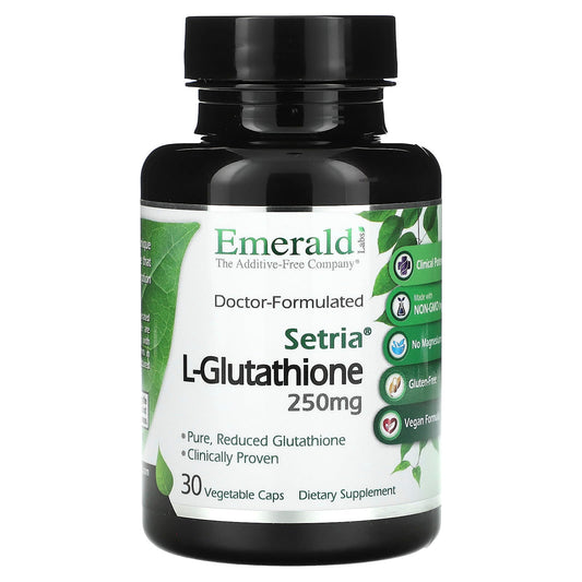 Emerald Laboratories Setria L-Glutathione 250mg 30 Capsules - Image 1