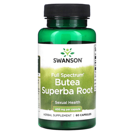 Swanson, Full Spectrum Butea Superba Root, 400 mg, 60 Capsules - Image 1