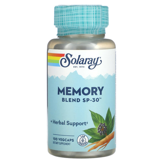 Solaray, Memory Blend SP-30, 100 VegCaps - Image 1