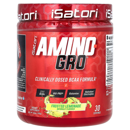Isatori Amino-Gro: Clinically Dosed BCAA Formula for Workout Performance - Image 1