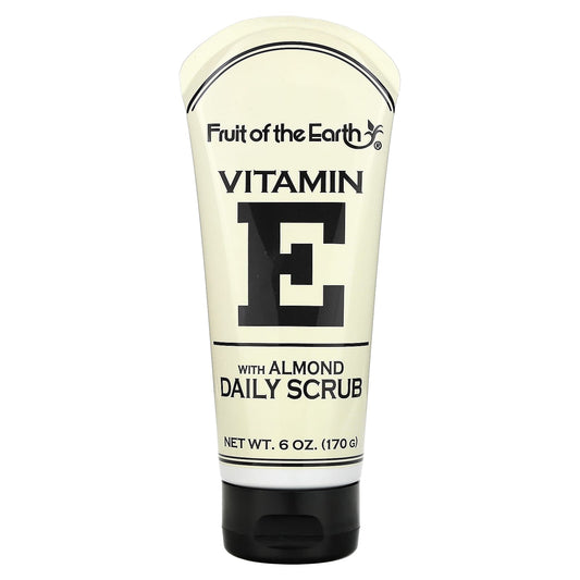 Vitamin E Almond Daily Scrub for Glowing Skin 6 oz by Fruit of the Earth - Image 1