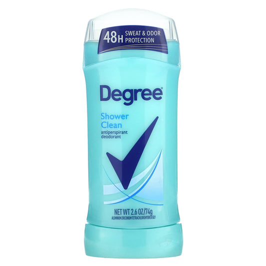 Degree Shower Clean Antiperspirant Deodorant, 48H Protection, 2.6 oz - Image 1