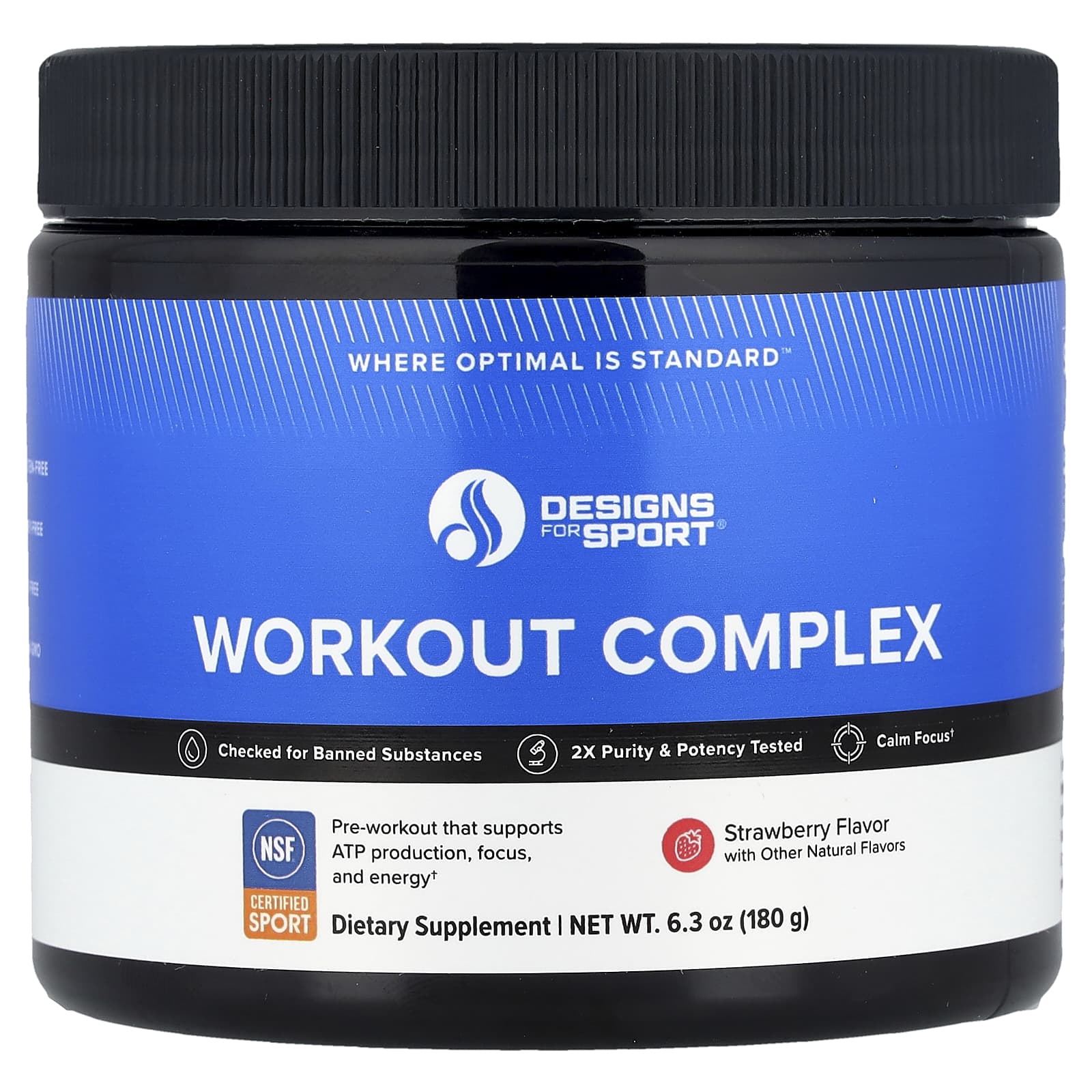 Strawberry Workout Complex for Peak Performance by Designs For Health - Image 1