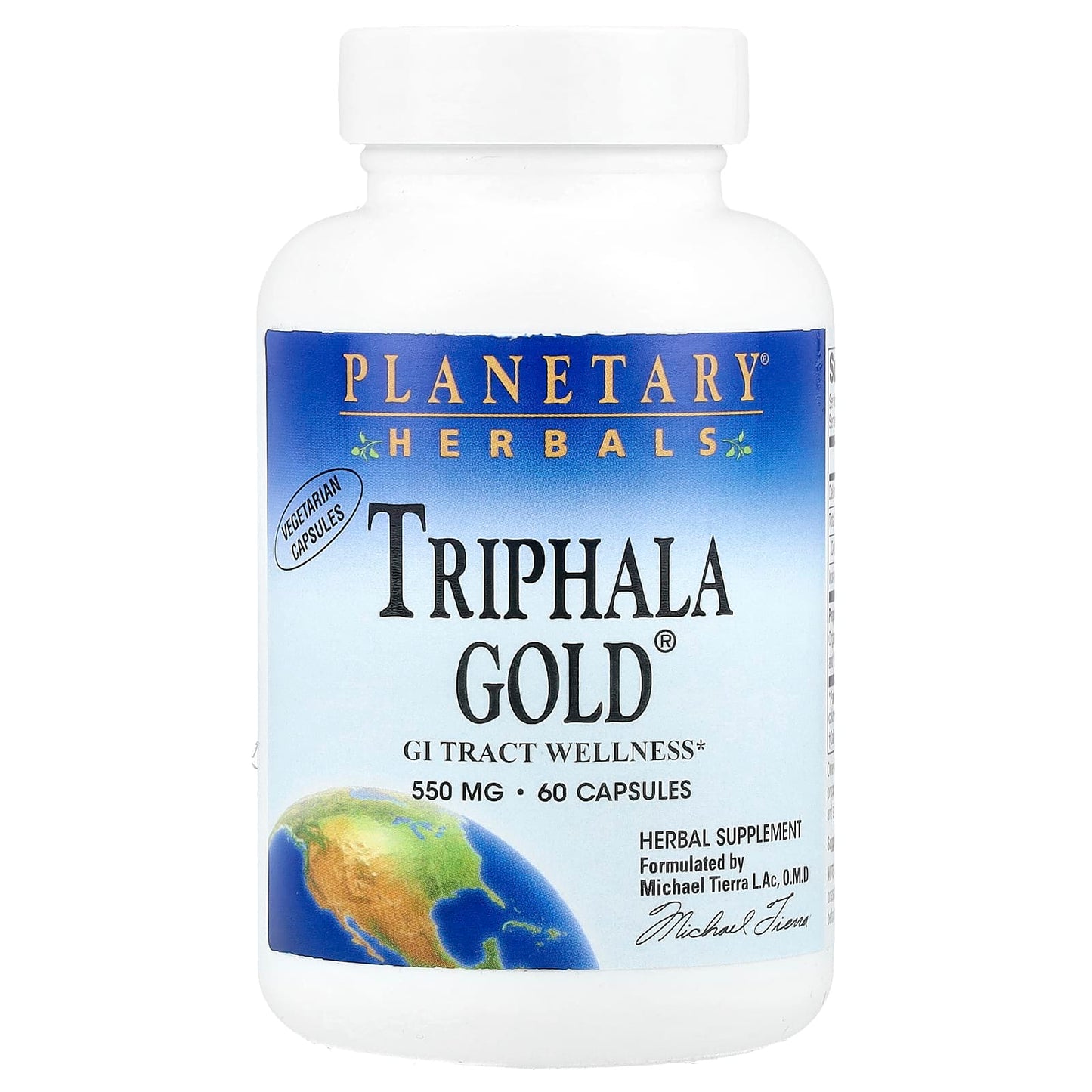 Planetary Herbals, Triphala Gold®, 60 Capsules - Image 1