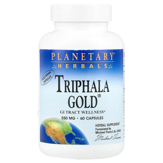 Planetary Herbals, Triphala Gold®, 60 Capsules - Image 1