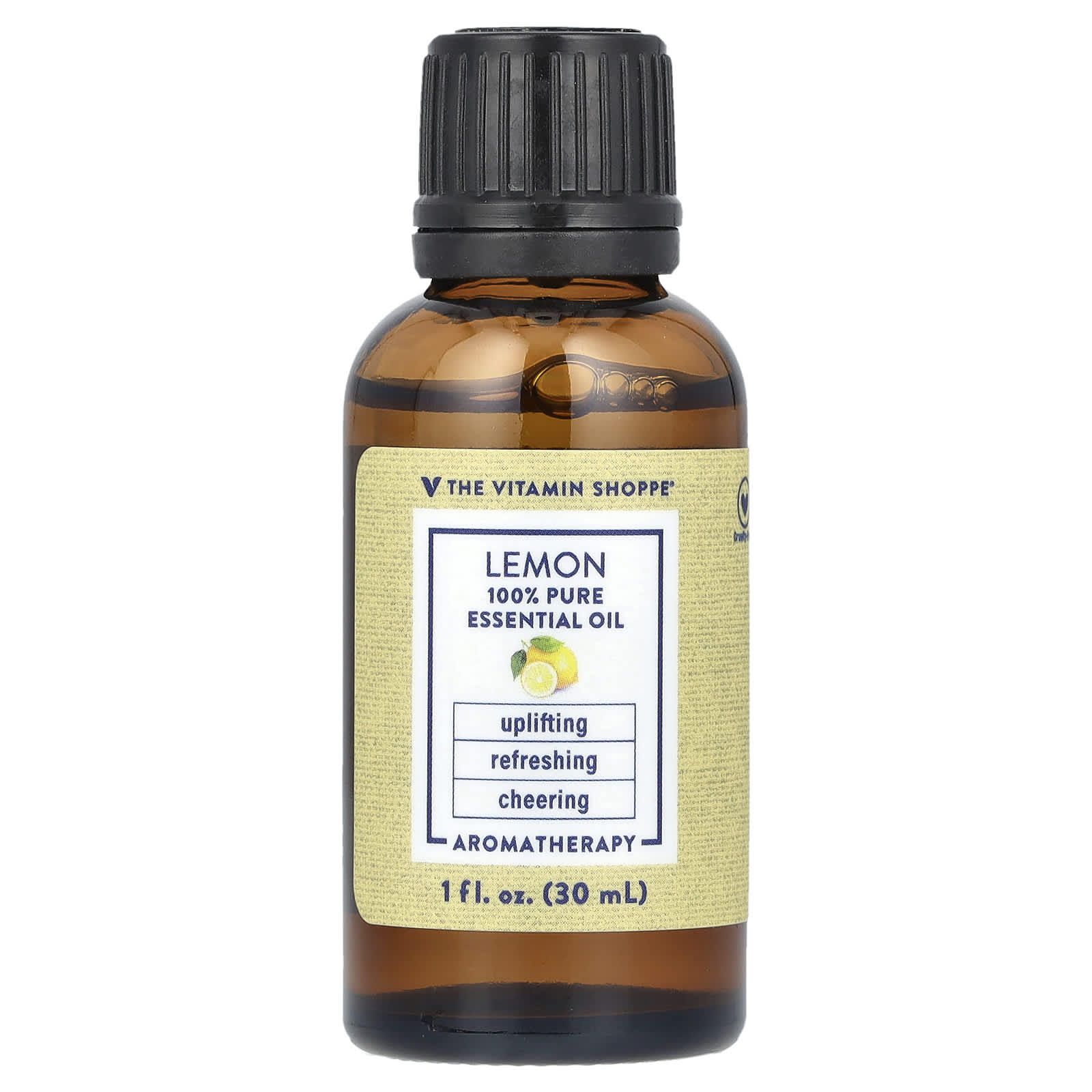 The Vitamin Shoppe, 100% Pure Essential Oil, Lemon, 1 fl oz (30 ml) - Image 1
