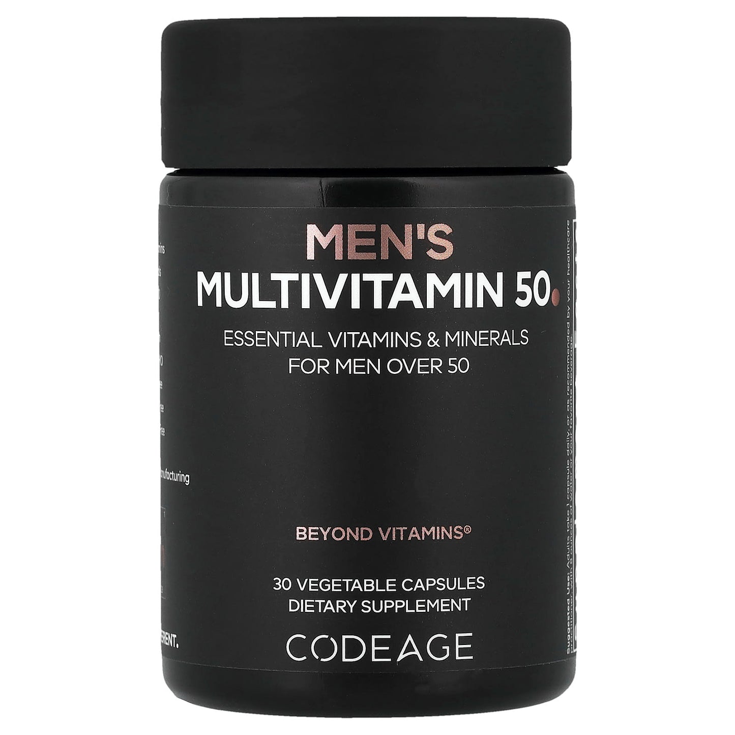 Codeage Men's Multivitamin 50+ for Optimal Health and Wellbeing - Image 1