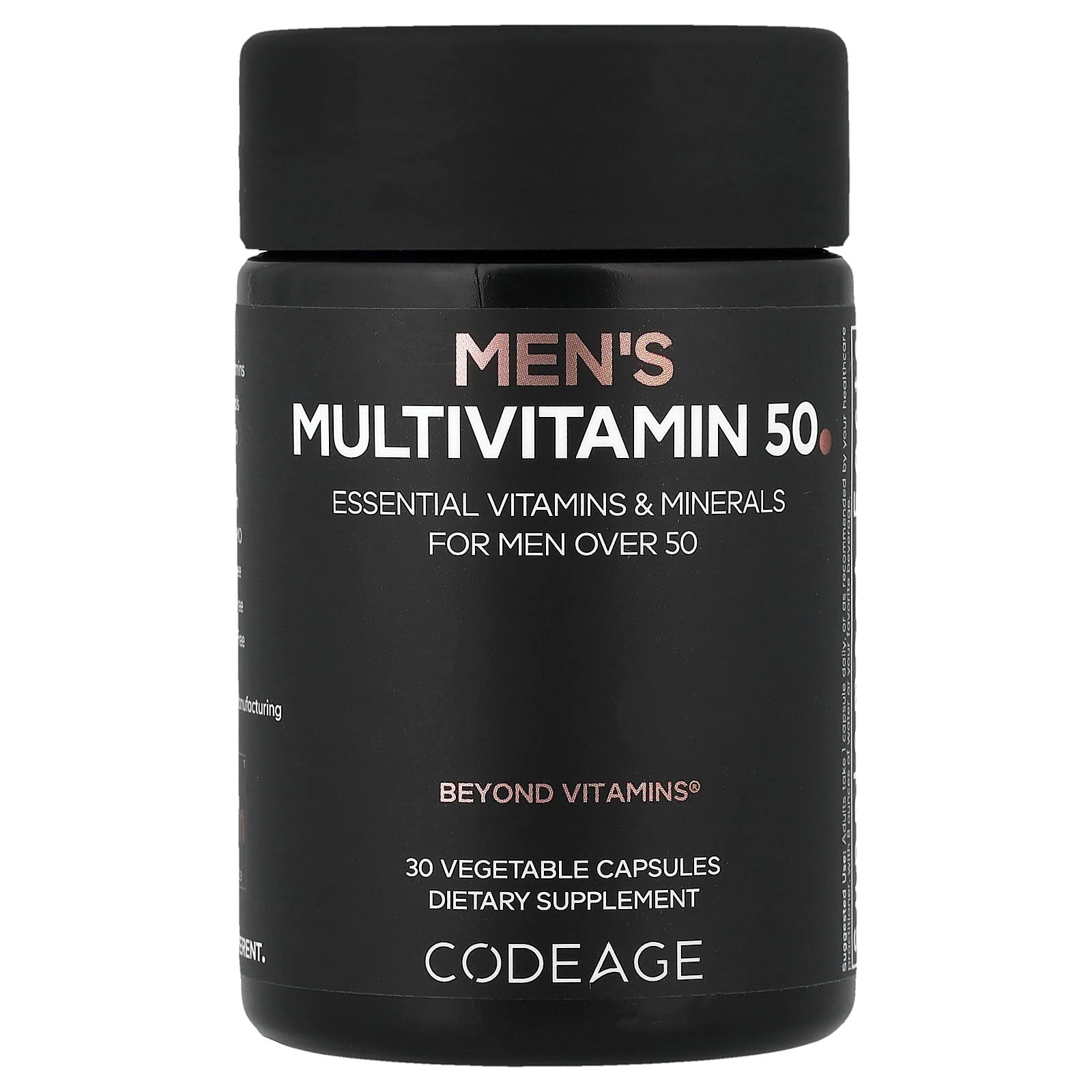 Codeage Men's Multivitamin 50+ for Optimal Health and Wellbeing - Image 1