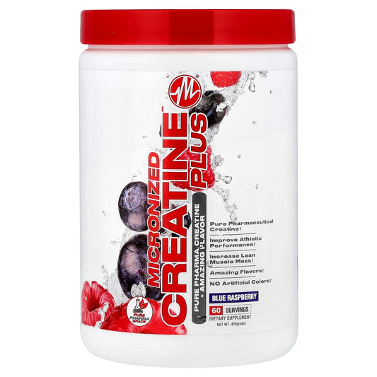 Metabolic Nutrition, Micronized Creatine Plus™, Blue Raspberry, 420 g - Image 1