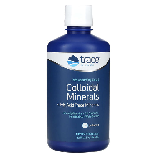 Trace, Collodial Minerals, Unflavored, 32 fl oz (946 ml) - Image 1