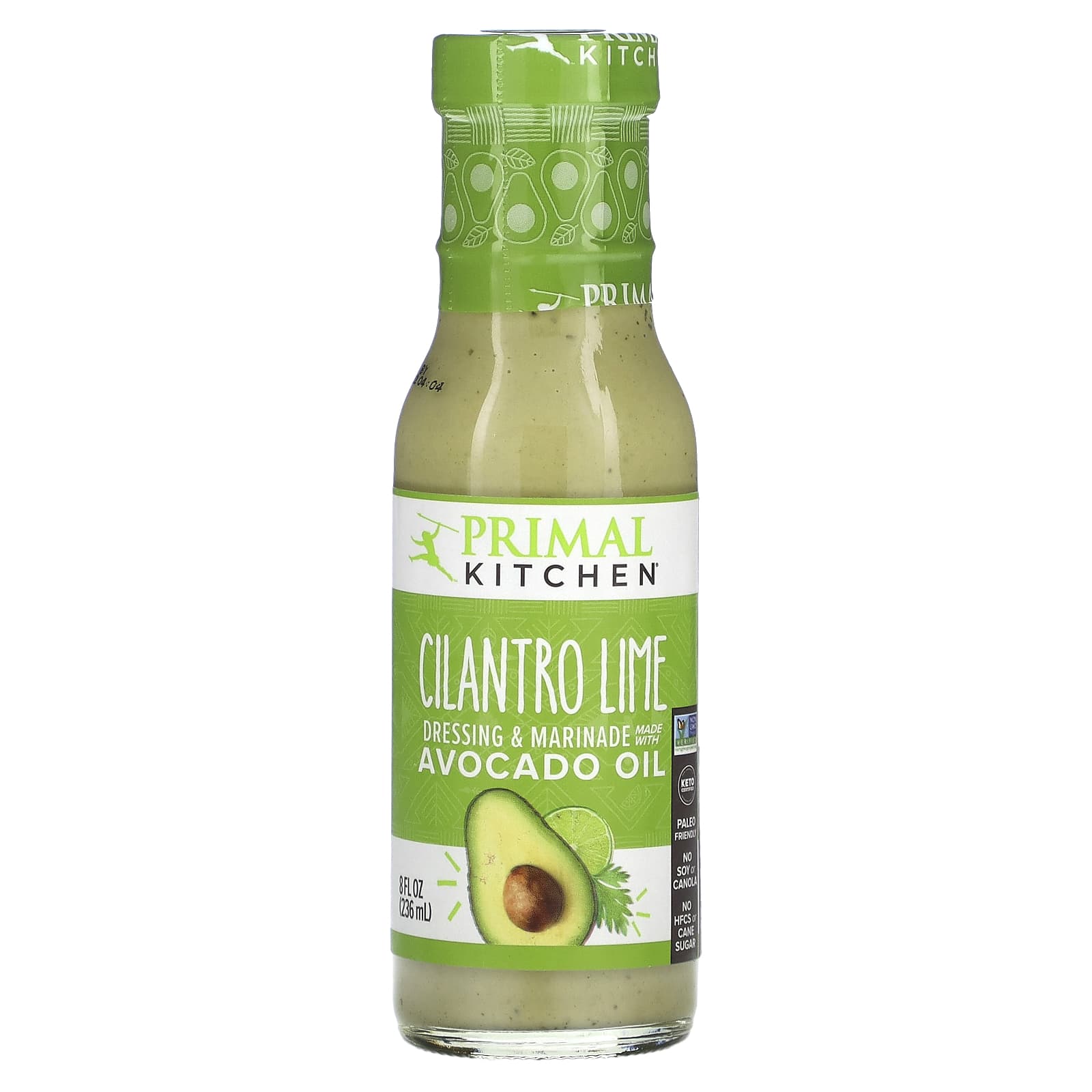 Primal Kitchen, Dressing & Marinade Made with Avocado Oil, Cilantro Lime, 8 fl oz (236 ml) - Image 1