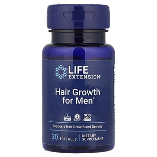 Life Extension Hair Growth for Men - 30 Softgels