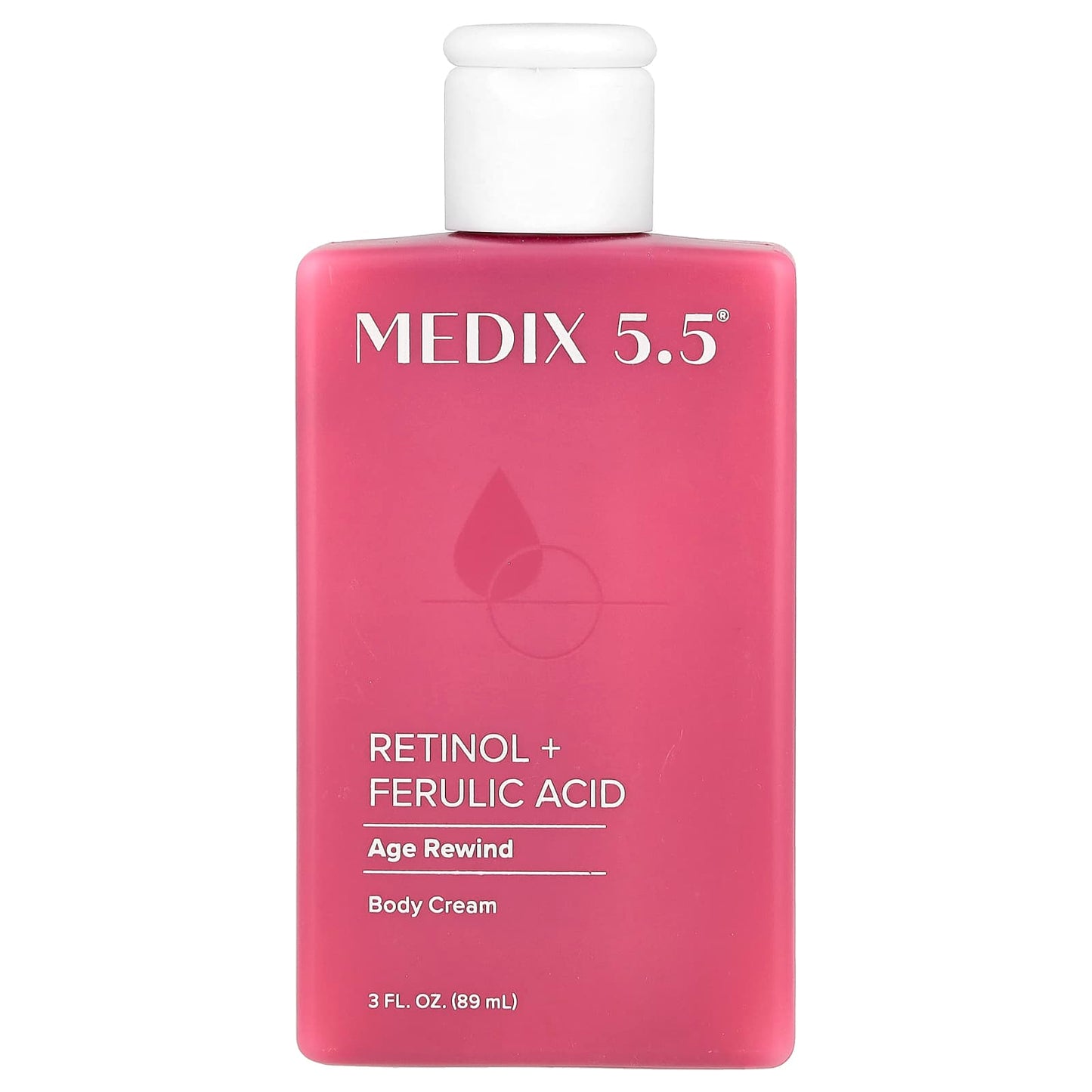 Medix 5.5, Body Cream, Age Rewind, Retinol + Ferulic Acid , 3 fl oz (89 ml) - Image 1