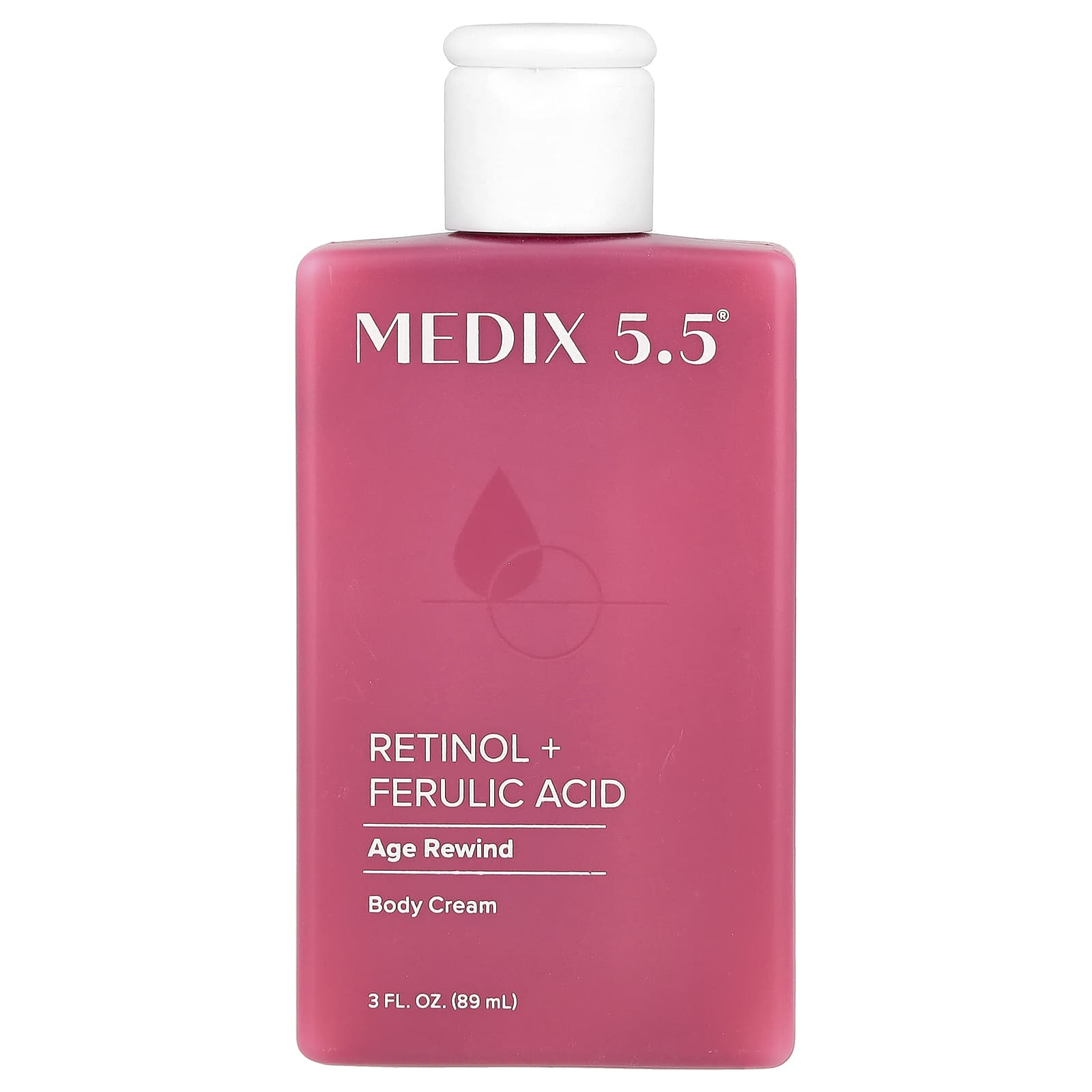 Medix 5.5, Body Cream, Age Rewind, Retinol + Ferulic Acid , 3 fl oz (89 ml) - Image 1