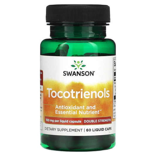 Swanson, Tocotrienols, Double Strength, 100 mg, 60 Liquid Caps - Image 1