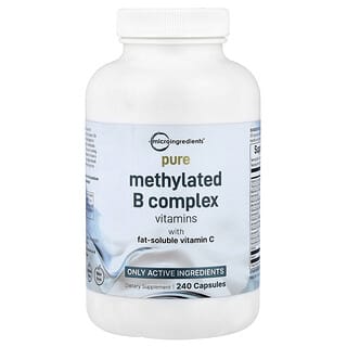 Pure Methylated B Complex Vitamins - 240 Capsules - Gluten Free