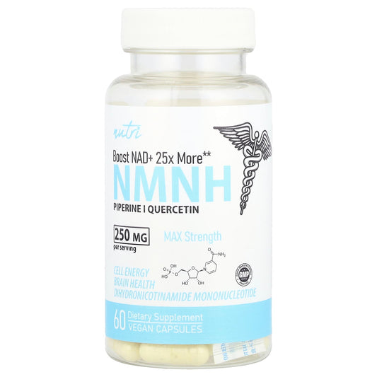 Nutri, NMNH, Max Strength, 60 Vegan Capsule - Image 1