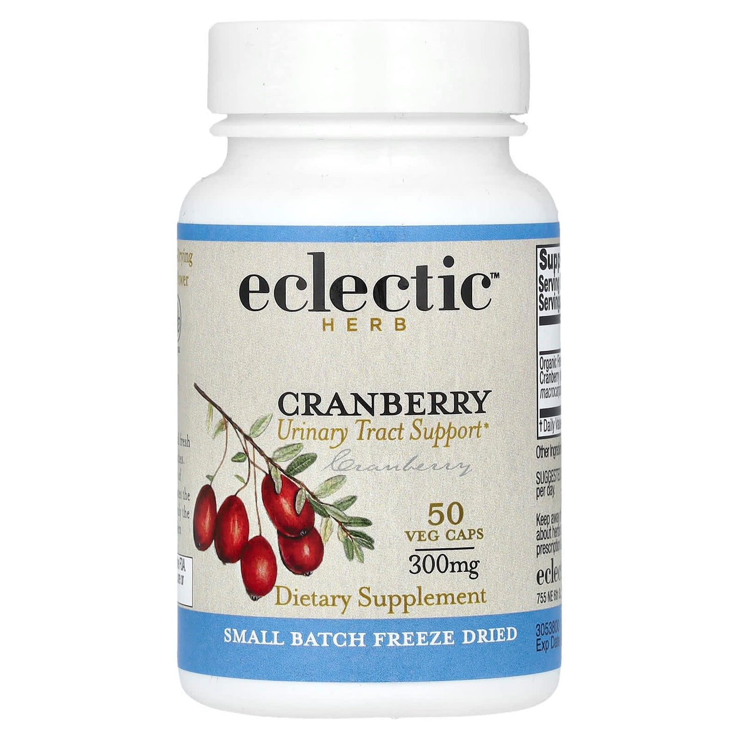 Support Urinary Tract Health with Eclectic Herb's Cranberry Capsules - Image 1