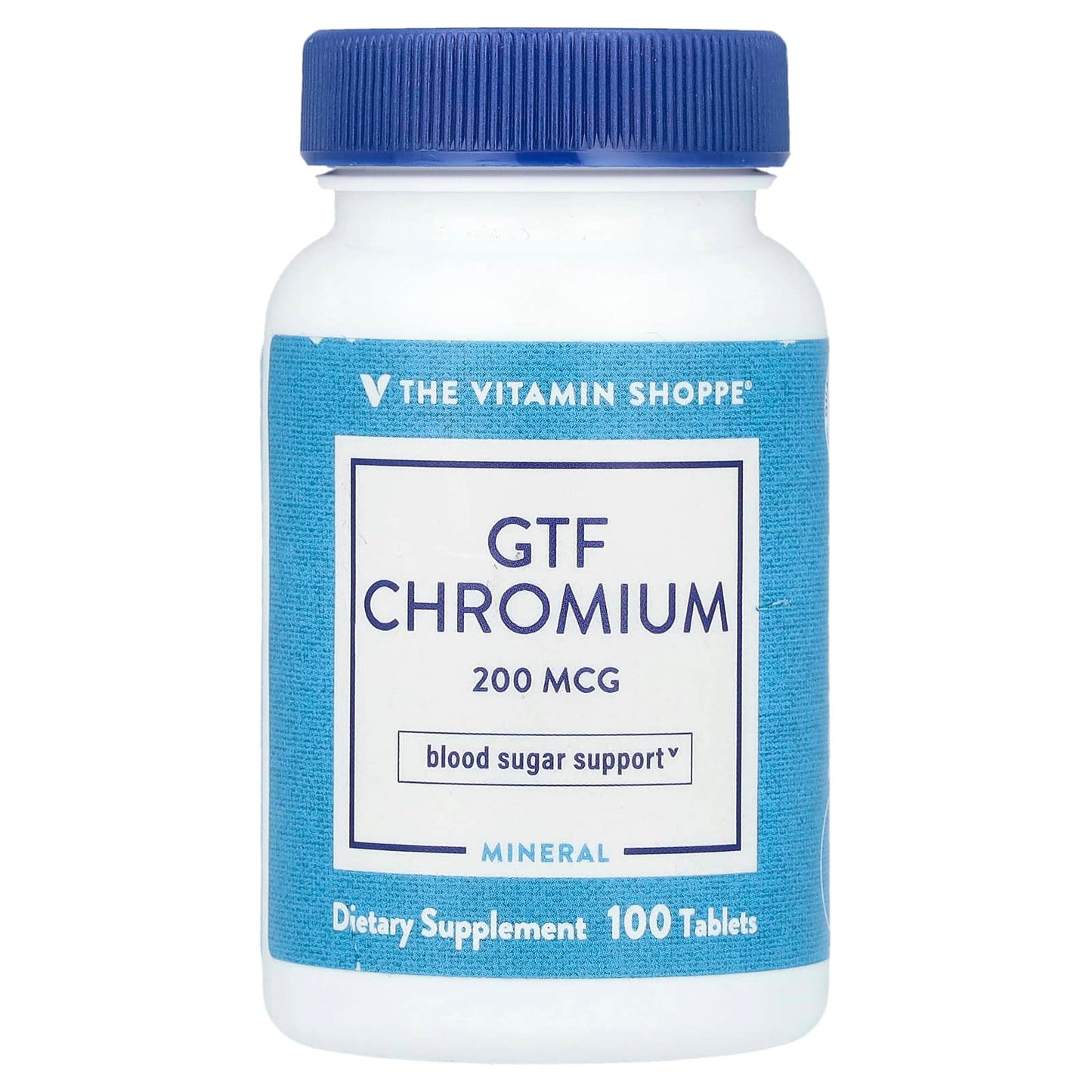 The Vitamin Shoppe, GTF Chromium, 200 mcg, 100 Tablets