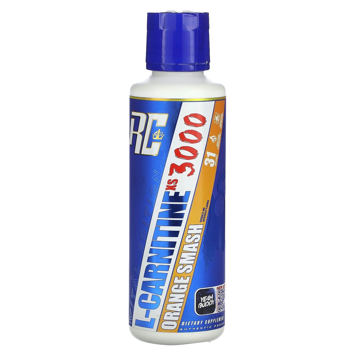 Ronnie Coleman, Vita Edition, L-Carnitine XS 3000, Orange Smash, 16 fl oz (473.28 ml) - Image 1