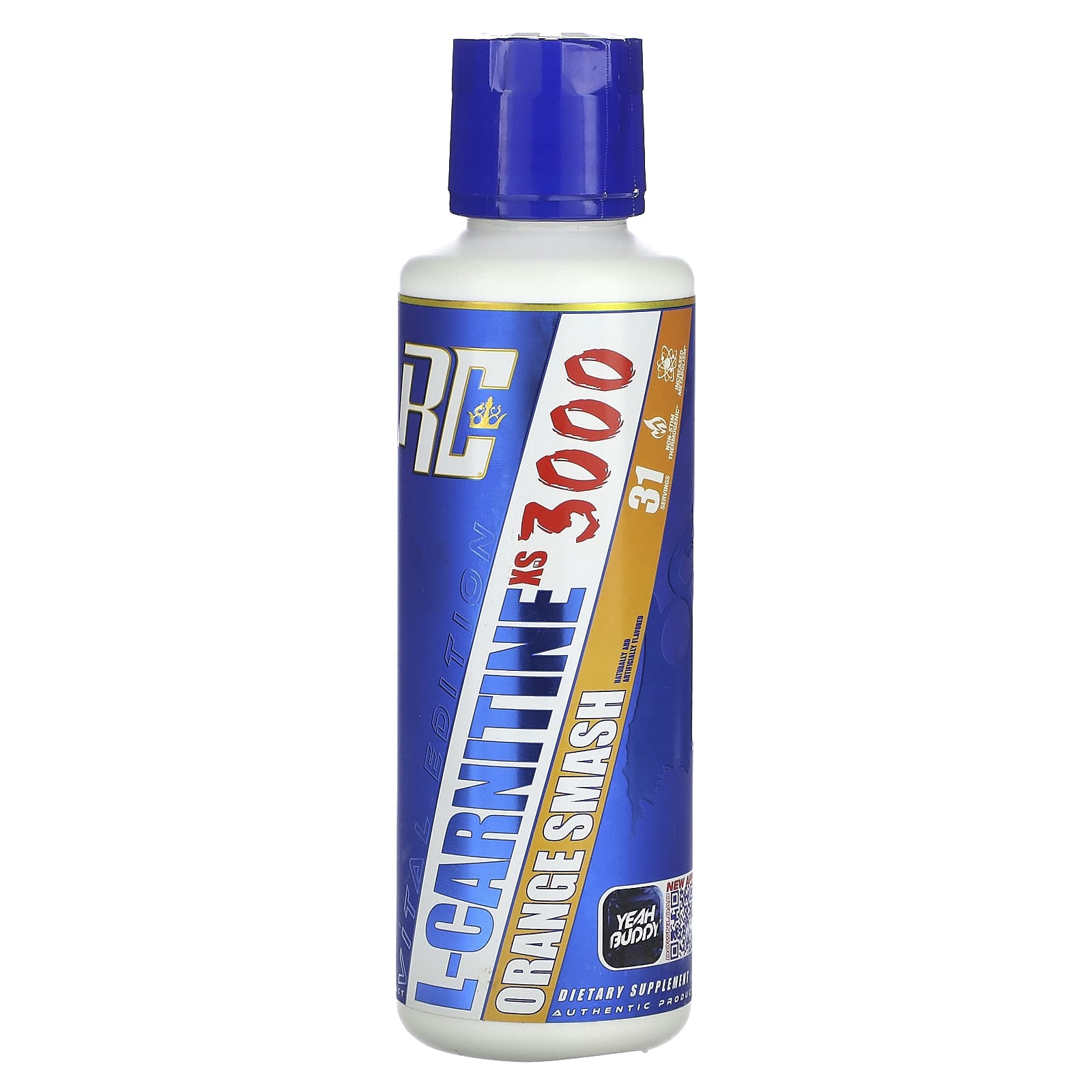 Ronnie Coleman, Vita Edition, L-Carnitine XS 3000, Orange Smash, 16 fl oz (473.28 ml) - Image 1