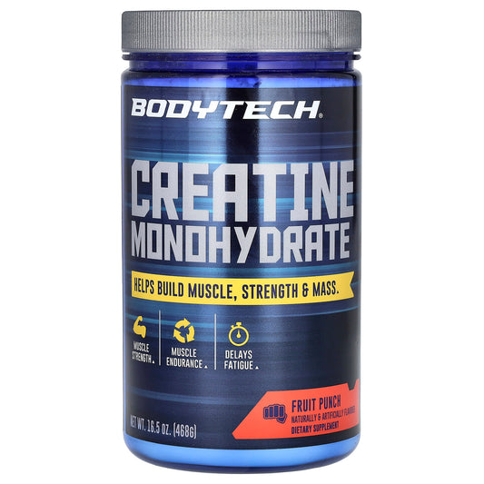 Build Strength & Endurance with BodyTech Creatine Monohydrate - Fruit Punch - Image 1